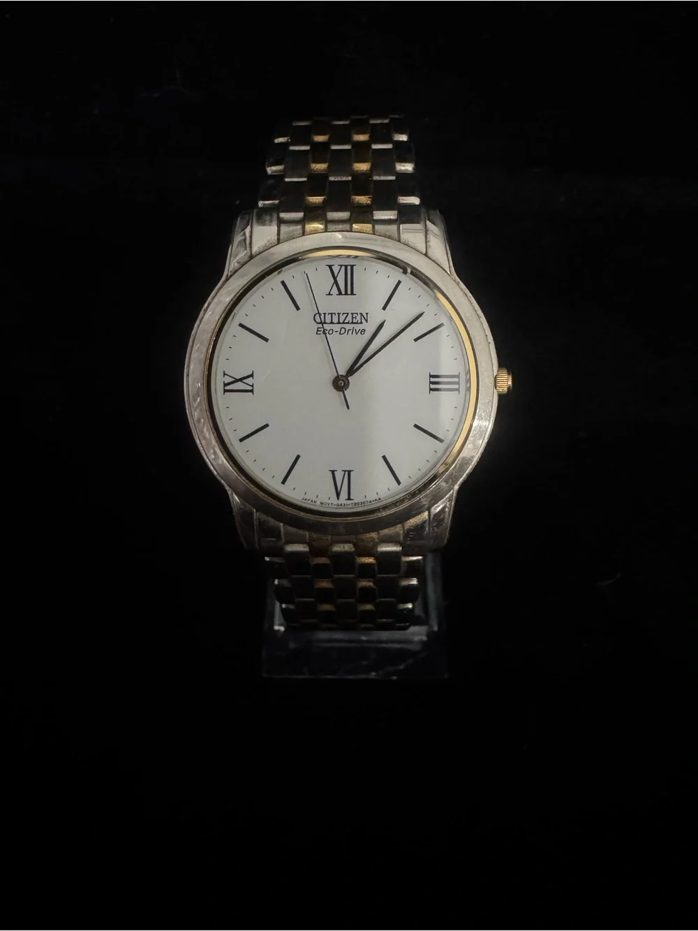 Citizen Two-Tone Silver and Gold Men's Dress Watch - White Dial